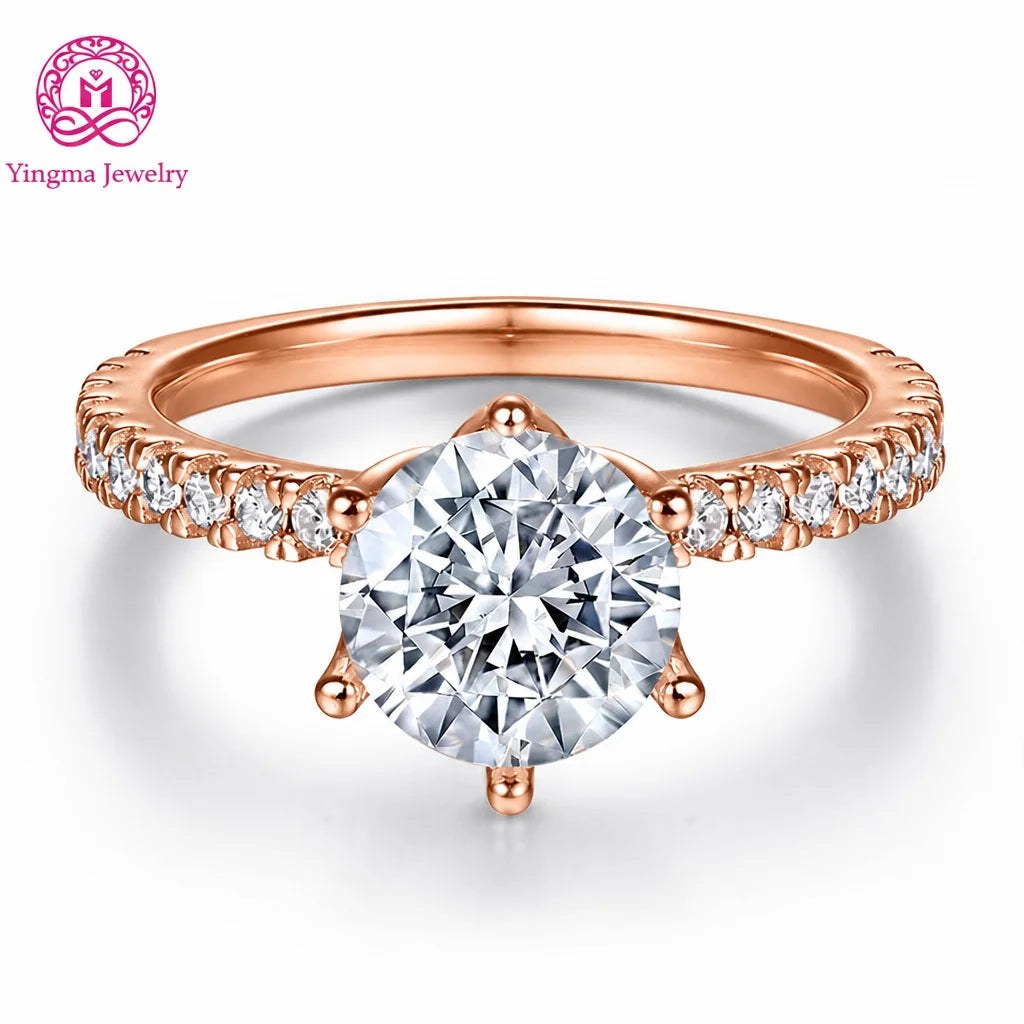 Gioiellieri IGI Certified Luxurious Lab Grown Diamond Ring 2ct D VVS1 Exceptional Sparkle 9K 10K 14K 18K Gold PT950 Women Fine Jewelry