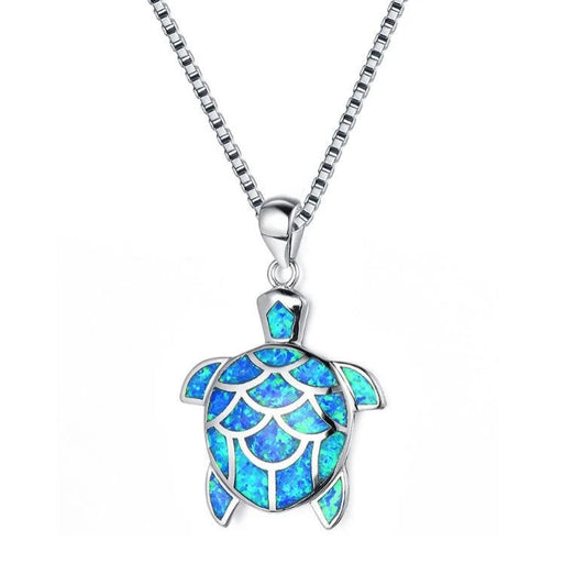Aobao Luxury Opal Necklace with Gold Plated Copper Construction