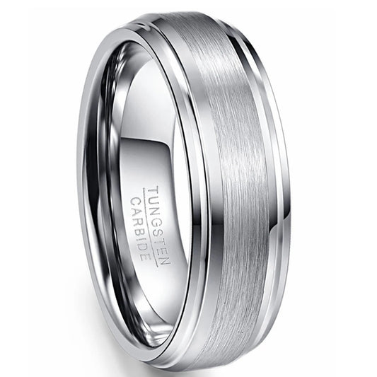 NEWLiFE REBEL Gesture Turn 8mm Ring in Tungsten