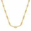 Gioiellieri 18K Solid Gold Bezel Diamond Necklace Lab Grown Brilliant Cut IGI Certified Customized Fine Jewelry