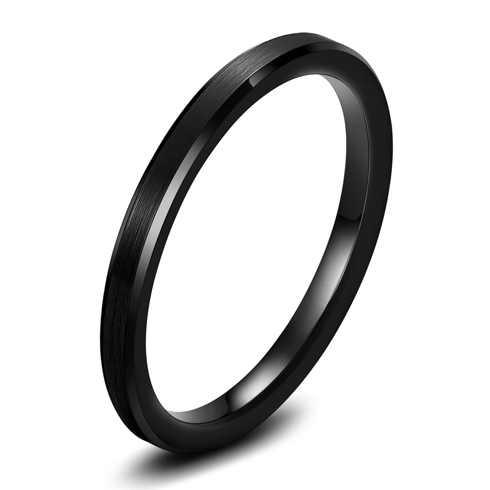 NEWLiFE REBEL District Form Tungsten Ring