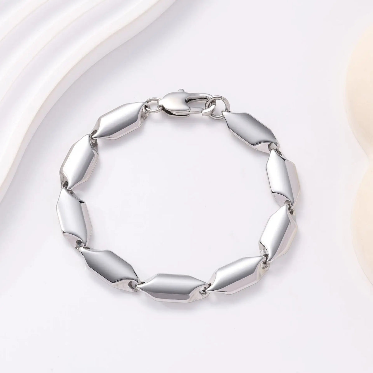 REBEL RTS Fashion Jewelry Gift High Polished PVD Plating Water Resistance Colorfast Stainless Steel Bracelet Classic Chain Bracelet