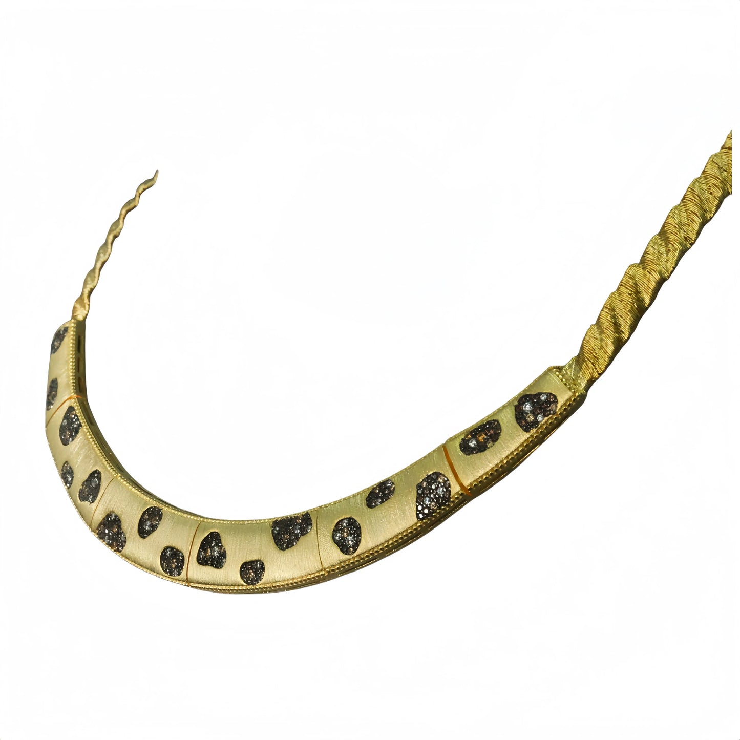 MUSHAN Jewelry Factory Designer 925 Silver 18k Gold Plated Necklaces High Carbon Diamond Leopard Necklace Women Party Jewelry