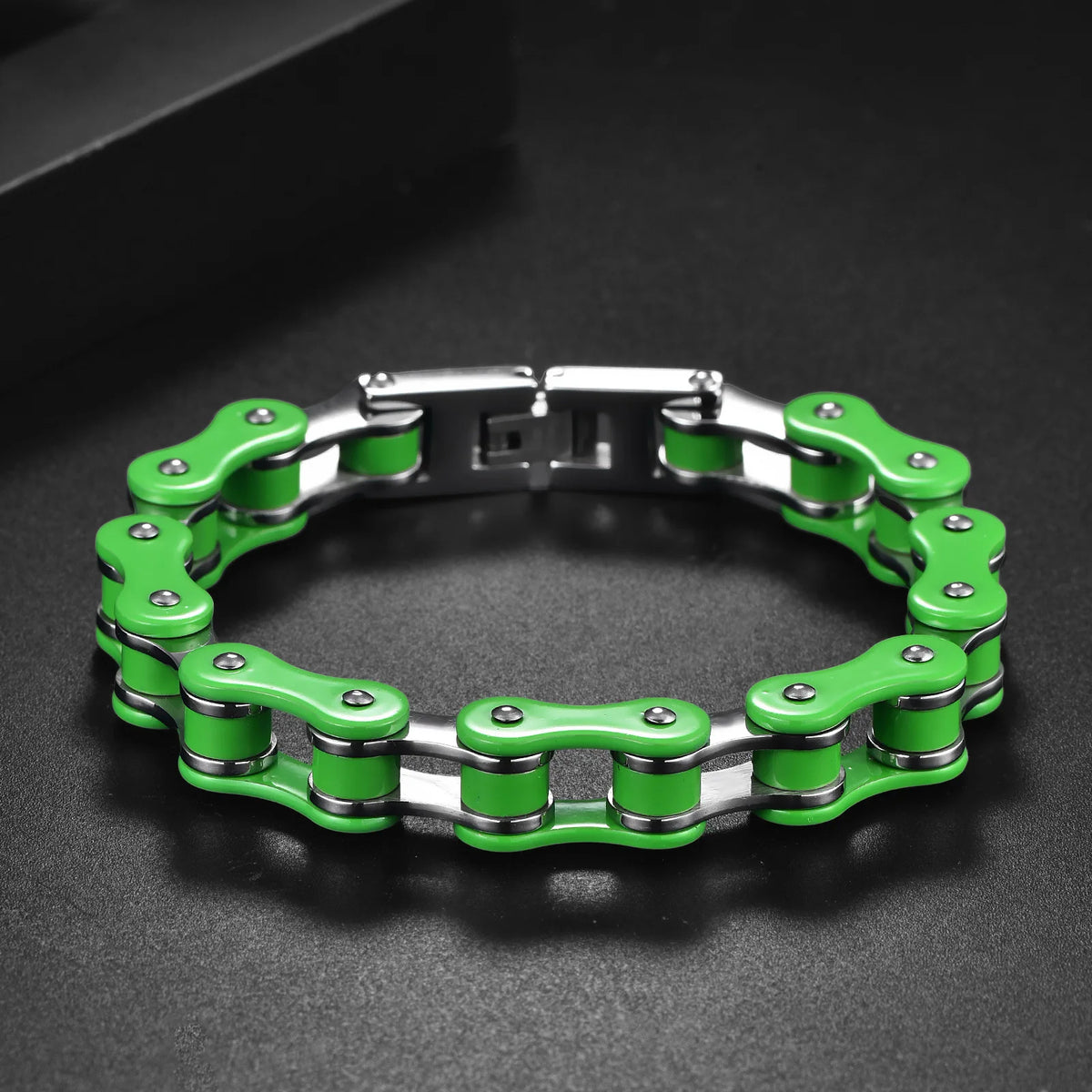 REBEL Low Price Punk Chunky Hip Hop Bike Chain Stainless Steel Motorcycle Biker Chain Bracelet