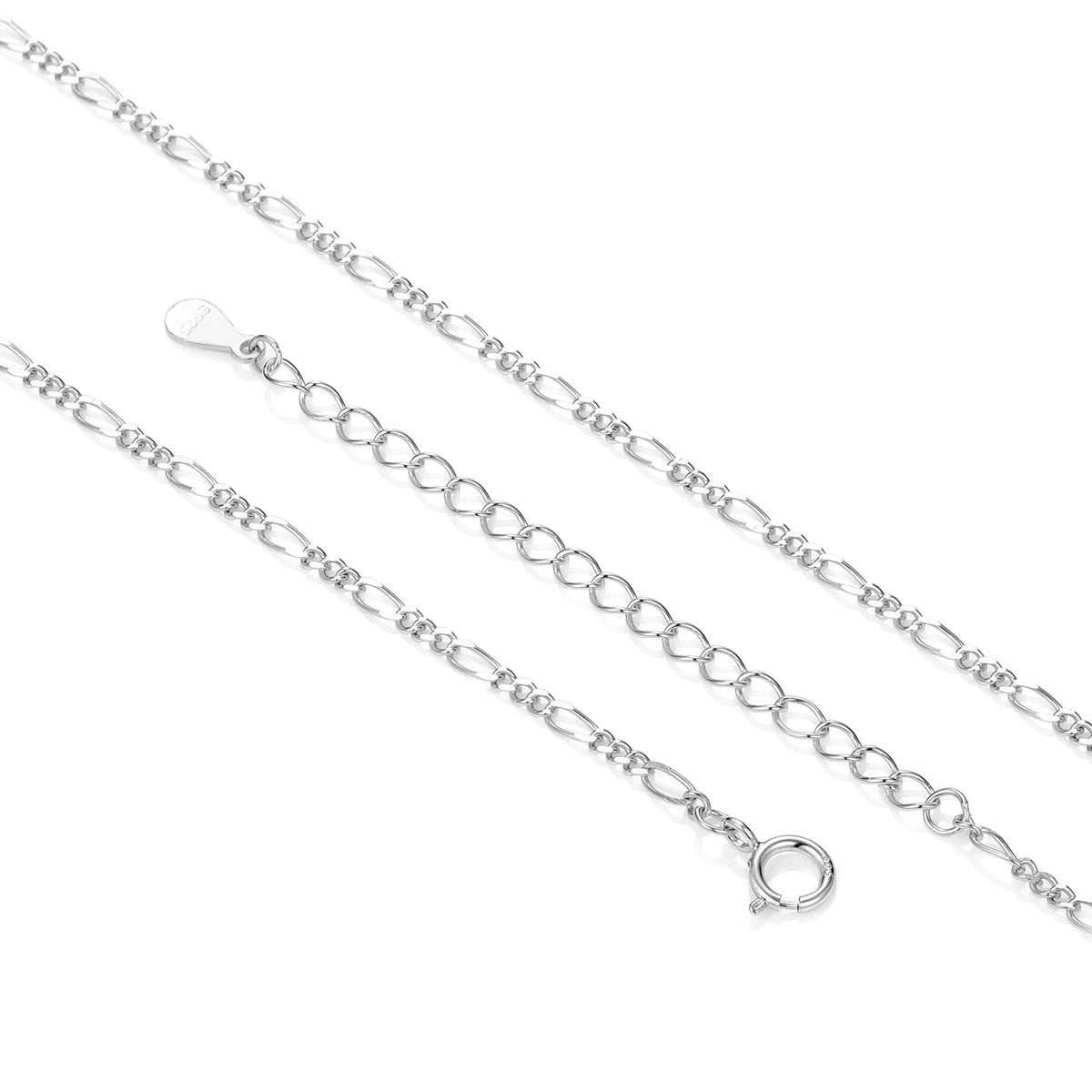 REDheart Custom 925 Sterling Silver Thin Chain Italy Link Adjustable Box Cross Singapore Gold Plated Necklace Fine Jewelry