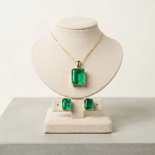 ArtistA Luna Drift Yellow Jewellery Set