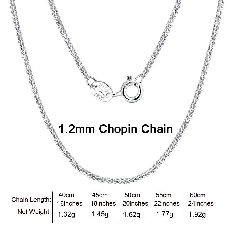BiG-BOSS RINNTIN BSC-2 High Quality Cadena De Plata 925 Sterling Silver Chains Jewelry Making Thin Necklace Silver Chain for Women