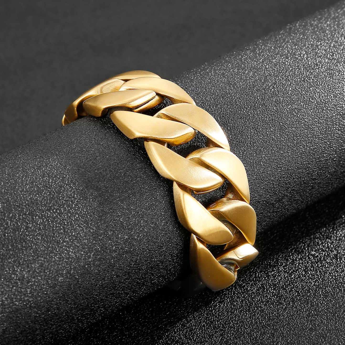 KALEN Stainless Steel Fashion Bruched Charm Male Bracelet