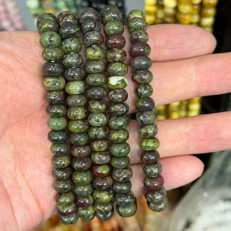 Natural Amazonite Beaded Bracelet Boho Style Friendship Fashion Trend Healing Energy Yoga Chakra Women Men Handmade Jewelry Gift