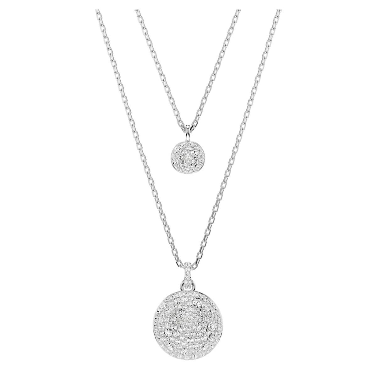 S&S Timeless Luxury Jewelry Necklace with Remarkable Texture and Brilliant Glow, Enhances Your Grace at All Formal Events.