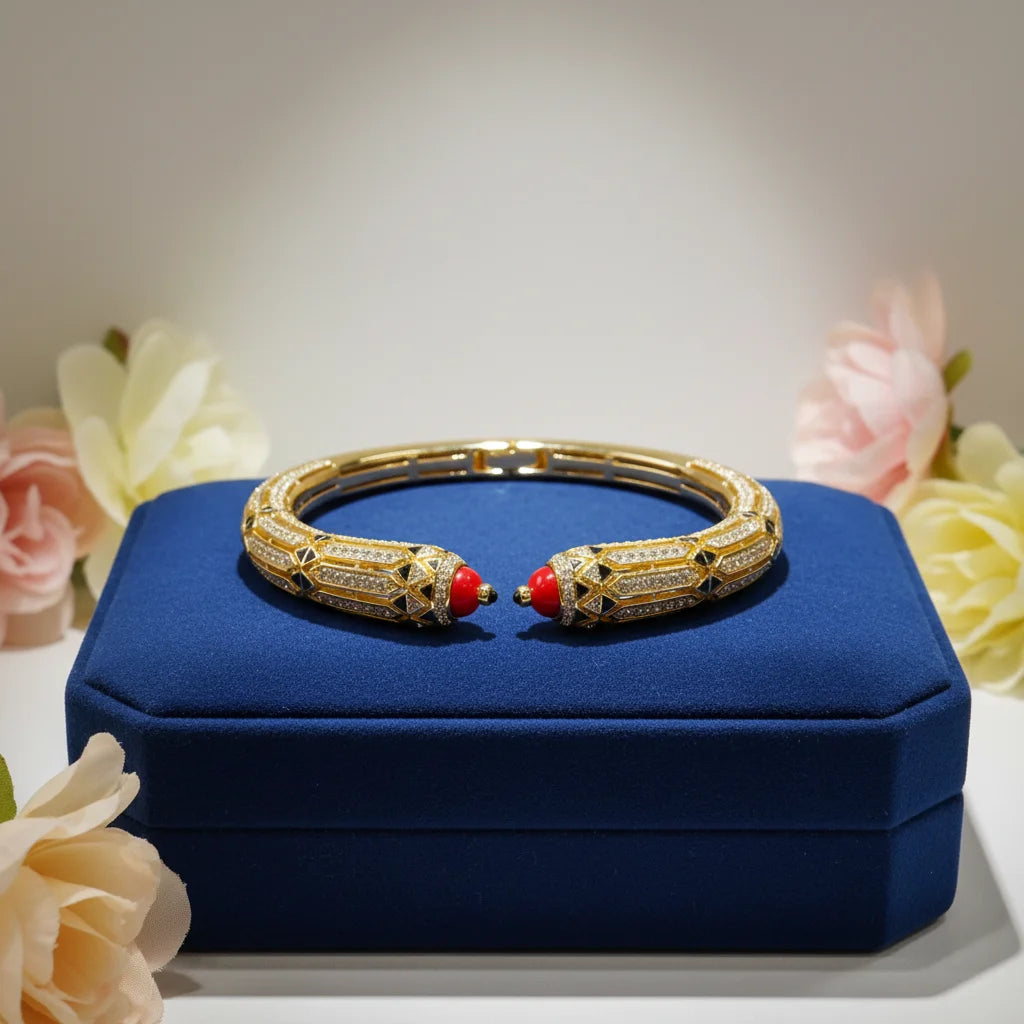 MUSHAN Jewelry Factory 925 Sterling Silver Bangles Bracelets Jewelry Red Coral Blue Turquoise Cuff Bracelet Bangle for Women