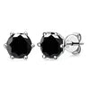 Classic 6.5mm 2ct Moissanite Stud Earrings 6 Prongs Set with 925 Sterling Silver VVS Diamond Moissanite Stud Earrings for Women
