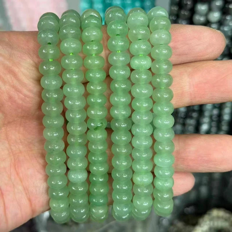 Natural Amazonite Beaded Bracelet Boho Style Friendship Fashion Trend Healing Energy Yoga Chakra Women Men Handmade Jewelry Gift