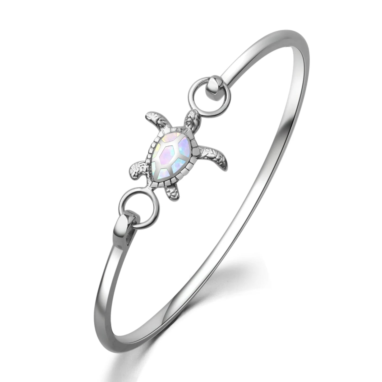Modern Brass Minimalist Ocean Opal Ring-Hawaiian Design Bulk Jewelry Supplier