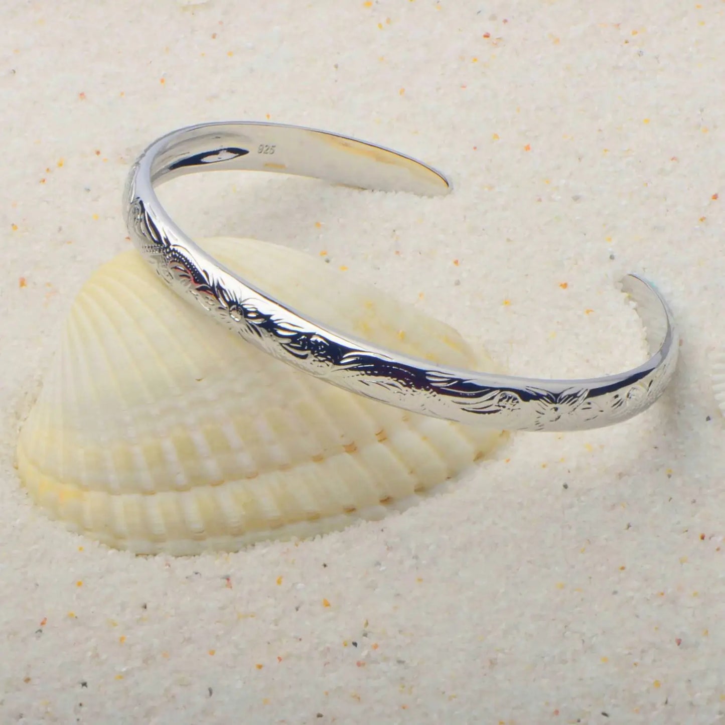 Opal Bangle Aobao Geometric Inlaid Silver Tone Fashion Jewelry