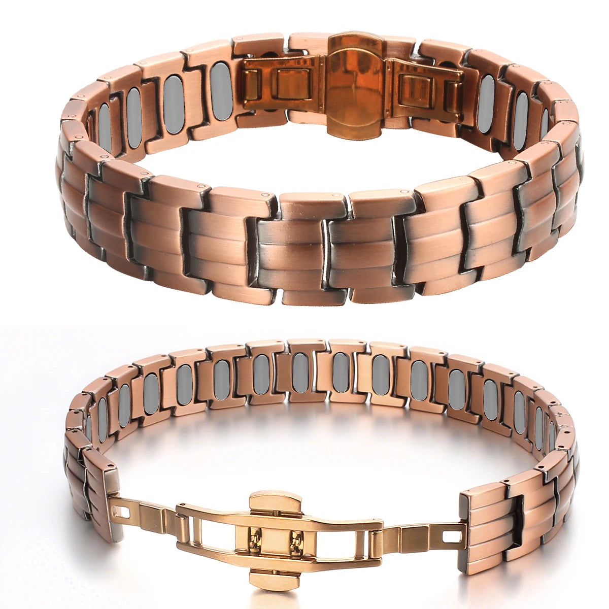 NewLife - Magnetic Geometric Pure Copper Chain Bracelet