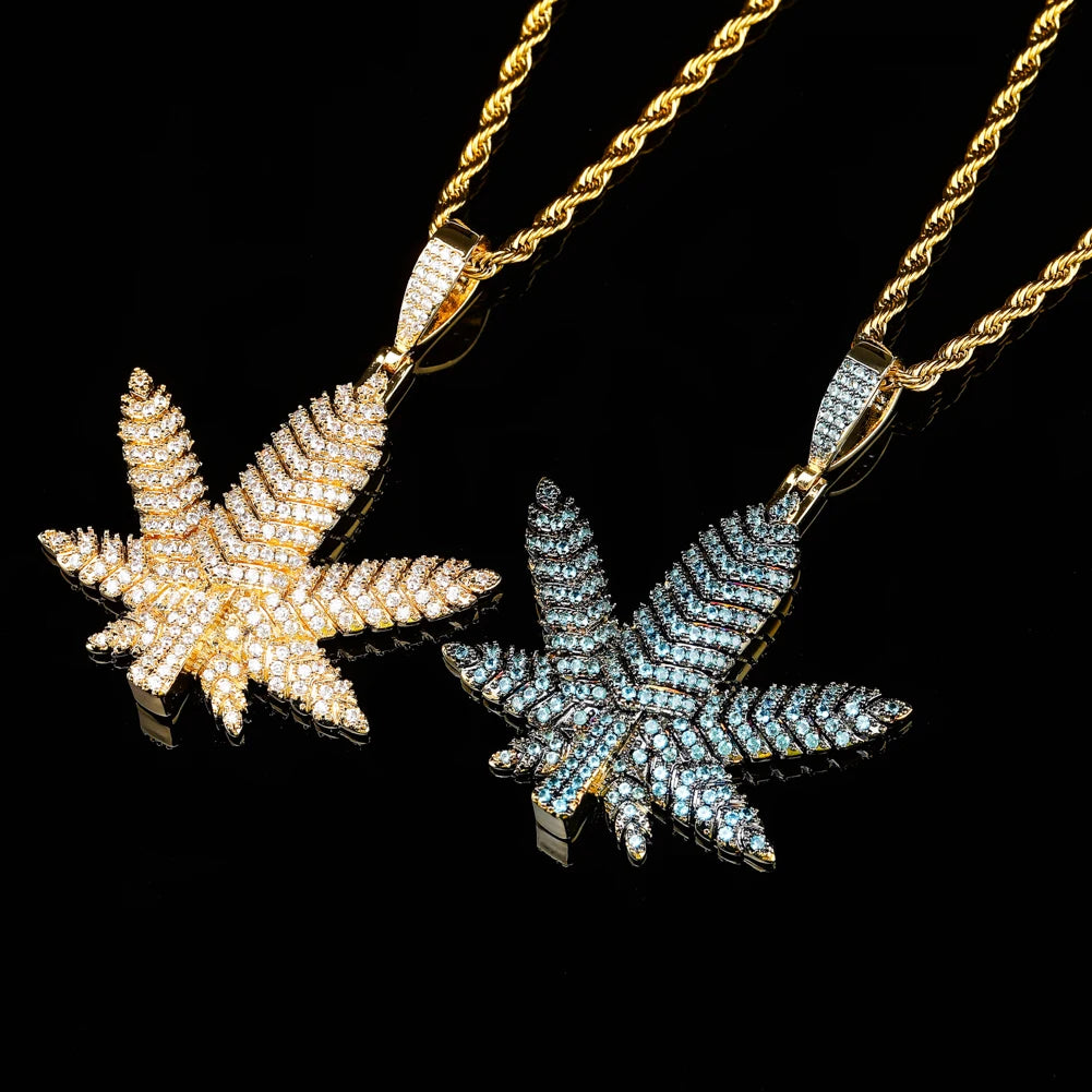 Custom Made Iced Out Chain Pendant Personalized Initial Letter Necklace 14k 18k Gold Plated Copper Hip Hop Charms Rapper Jewelry