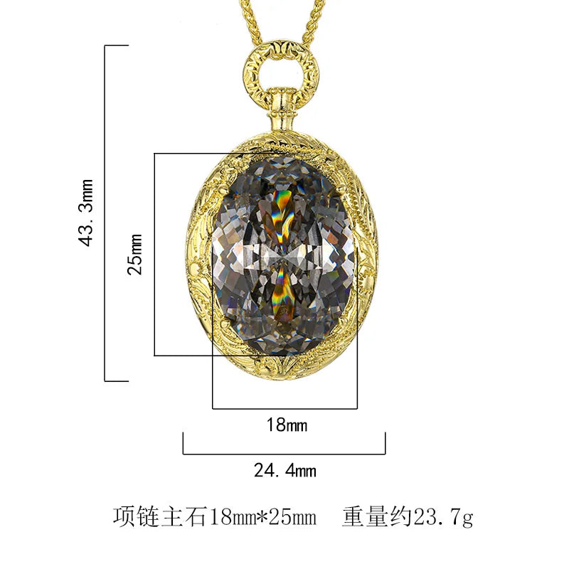 REDheart Simulation Black Gray Retro Gold Brushed Flower Shape Pendant Necklace Rhodium Plated Copper Gold Plated Party Engagement