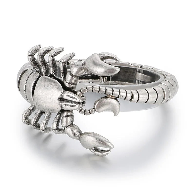 Kalen Trendy Bold Casting Creative Scorpion Bracelet Domineering Animal Stainless Steel Hand Jewelry Factory Wholesale