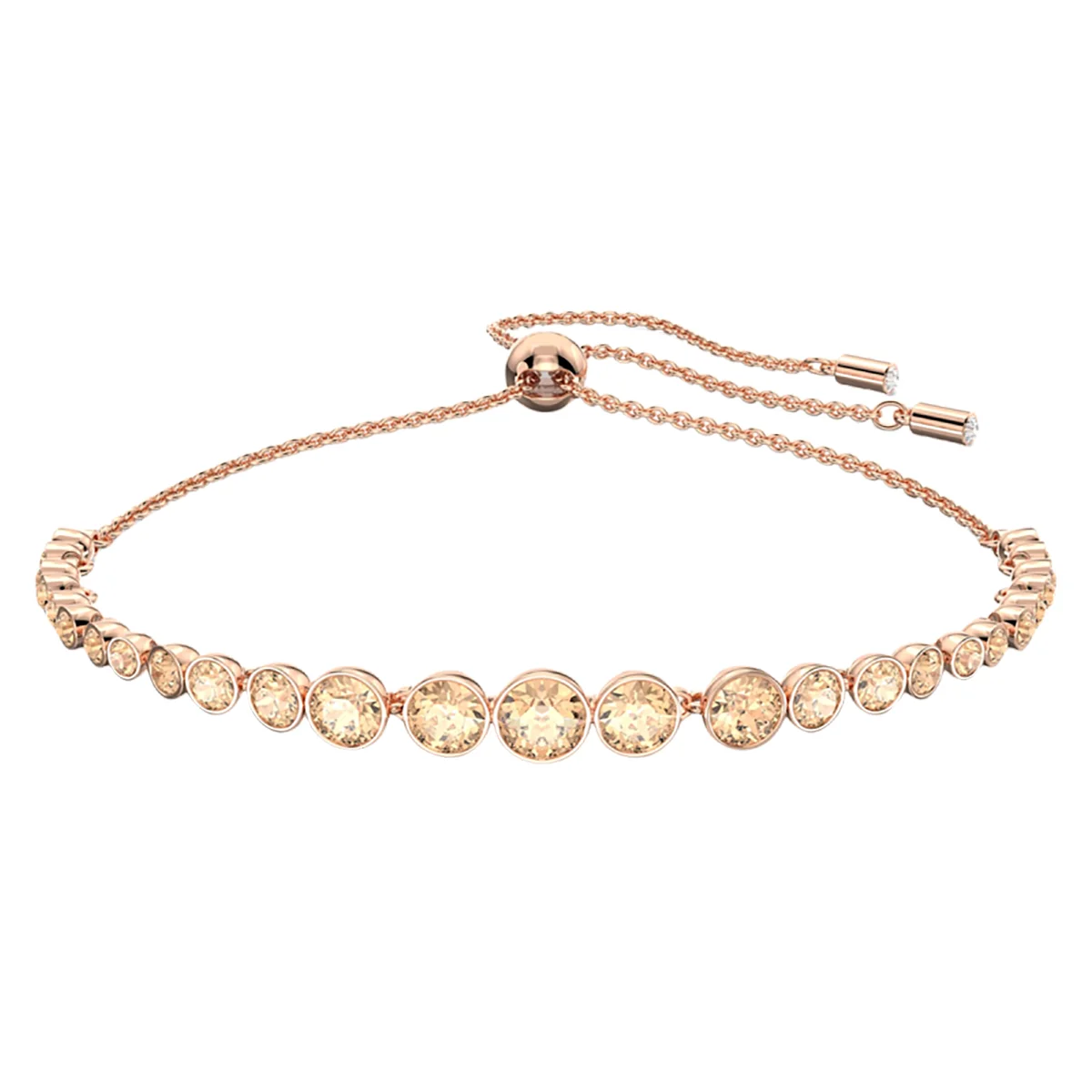 S&S Elegant High-grade Copper Bangle Zircon Smooth Polished Surface Women's Vintage Style Perfect Choice for Banquets Anniversary