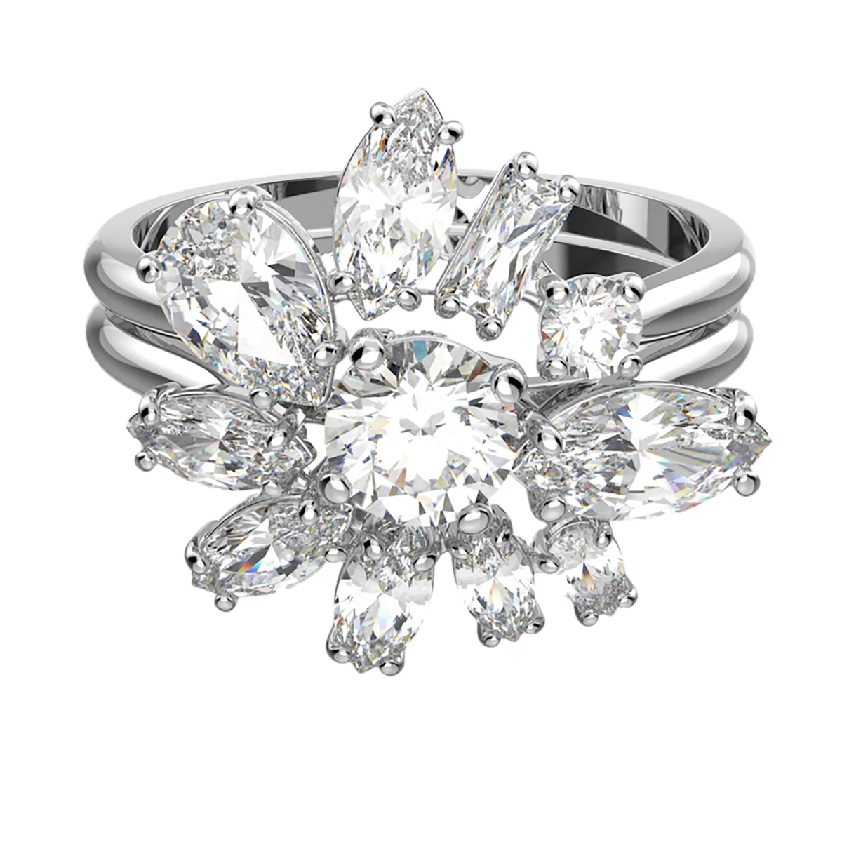S&S Noble Designer Ring, Luxury Unique Style, Eye-Catching Jewelry to Elevate Your Daily Outfits