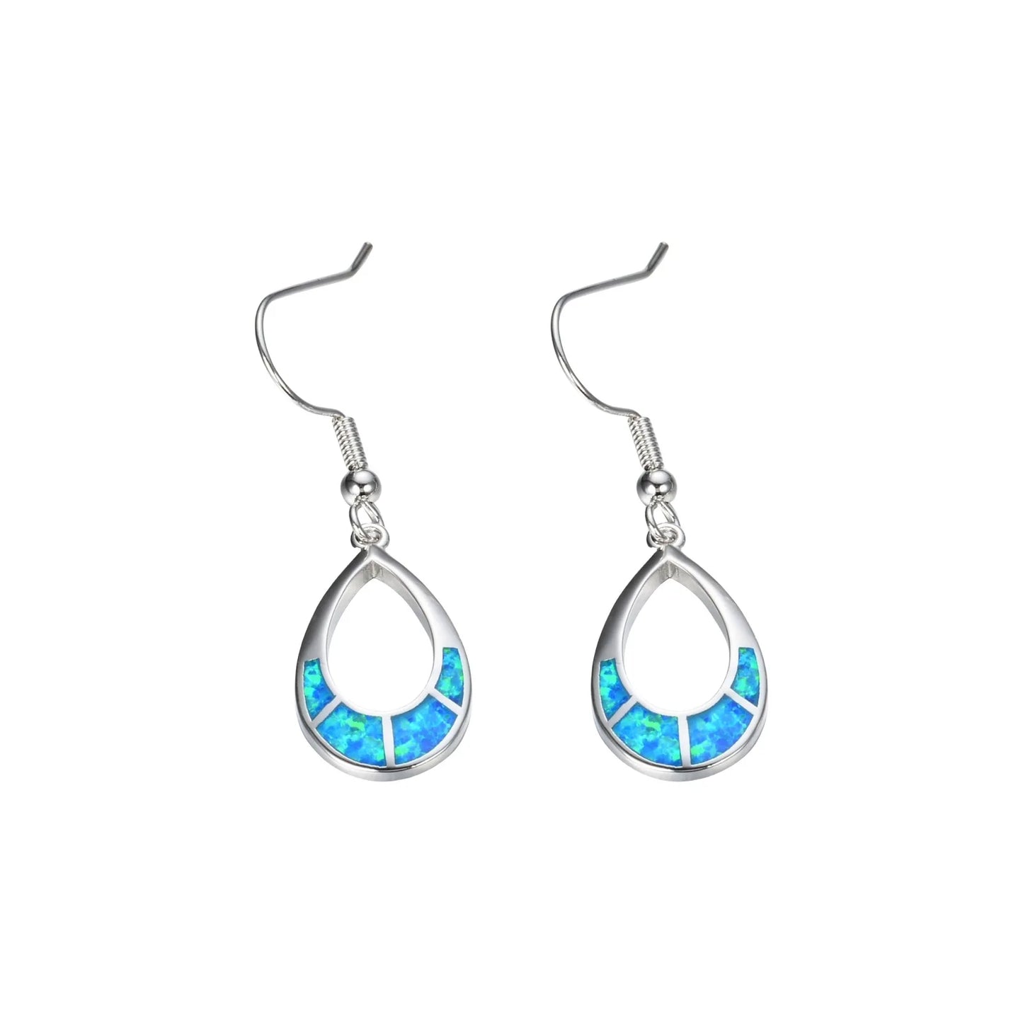 TikTok Bestseller Ocean-Inspired Drop Coin Earrings Girly Opal Jewelry