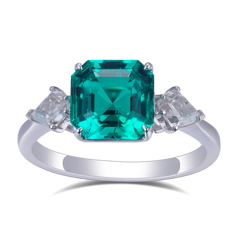 Messi Jewelry MS-620 9k 18k Gold Jewelry Create Emerald Engagement Ring