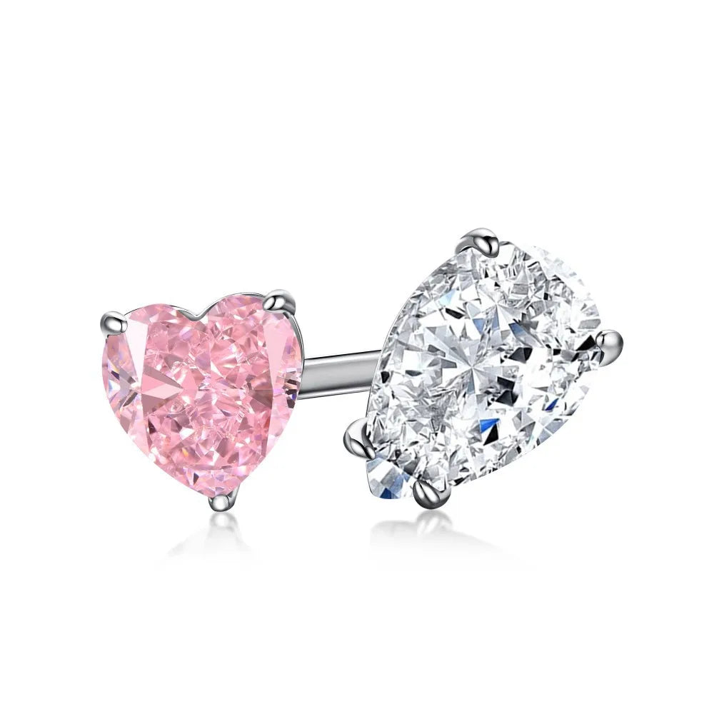 Wholesale Waterproof 5A 8A Pink Cubic Zirconia Rings 925 Sterling Silver OEM ODM Custom Factory Direct Ring Jewelry Manufacturer