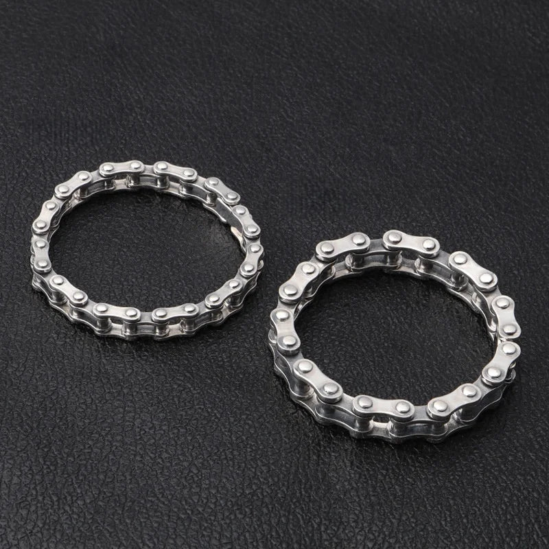 REBEL S925 Sterling Silver Motorcycle Chain Bracelet for Men Thick Domineering Bamboo-chain Bangle Fashion Jewelry