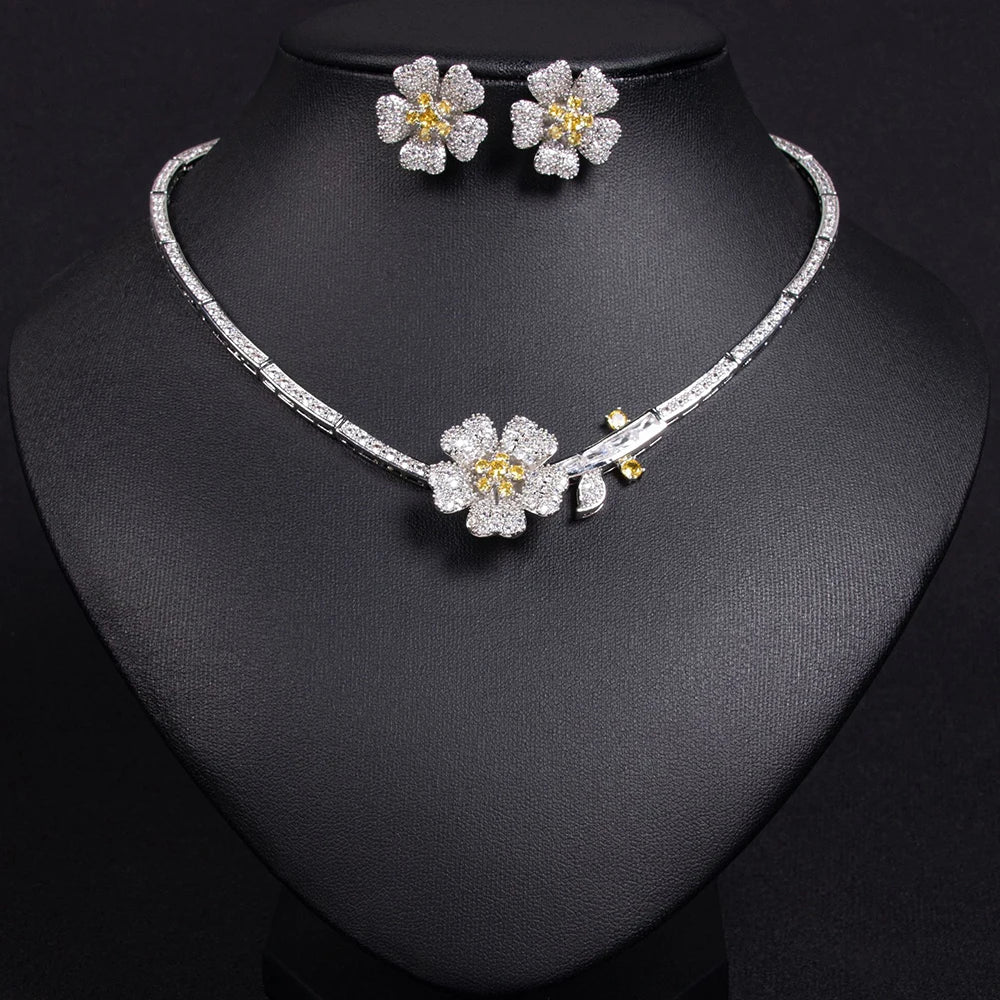 Gemfiori High End Luxury Hot Selling New Product Colorful Gemstone Women's Luxury Suit Bride Wedding Accessories Collarbone Chain