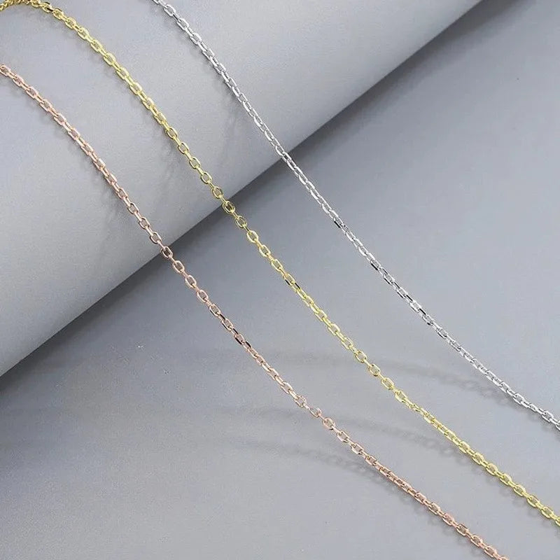 REDheart Fashion Jewelry 925 Sterling Silver Full Zircon Sparkling 26 Letters Pendant Necklaces Women Luxury Silver Necklace