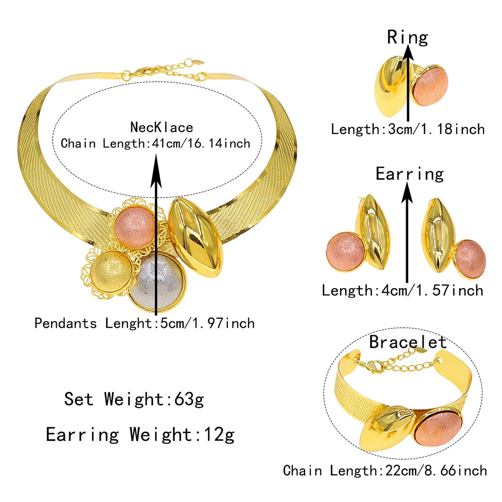 Zhuerrui Nigerian 18k Gold Plated Jewelry Set Brazil Gold Designer Wedding Jewellery Set Fashion Necklaces Jewelry Sets MY20235