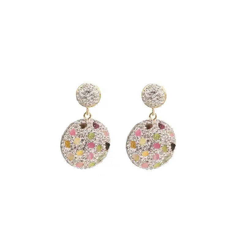 GLSEEVO Natural Freshwater Baroque Bordered Earrings Korean Style Women Luxury Jewelry Fashion Ladies and Girls Gift