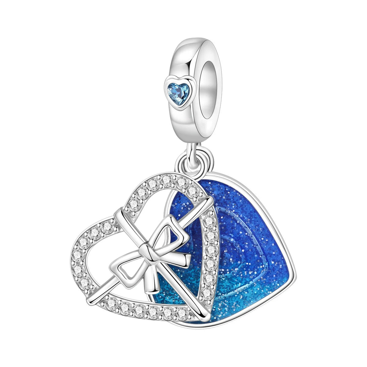 S&S Love-Themed Charm Pendant Collection | Silver Plated Alloy | 16 Designs | Bracelet & Necklace Charms | S&S Collection