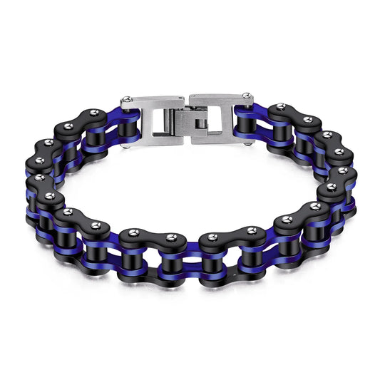 Men's Bicycle Chain Bracelet Stainless Steel Hip Hop Geometric Chain & Link Bracelet for Party Occasions