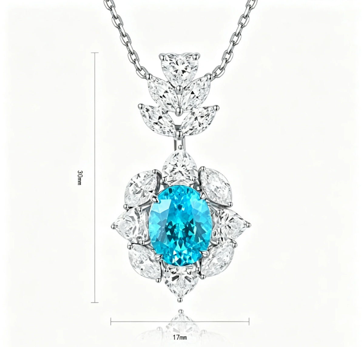 S&S 925 Silver Paraiba Tourmaline Natural Stone Jewellery – Collection