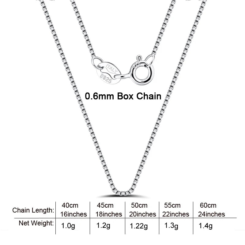 BiG-BOSS RINNTIN BSC-2 High Quality Cadena De Plata 925 Sterling Silver Chains Jewelry Making Thin Necklace Silver Chain for Women