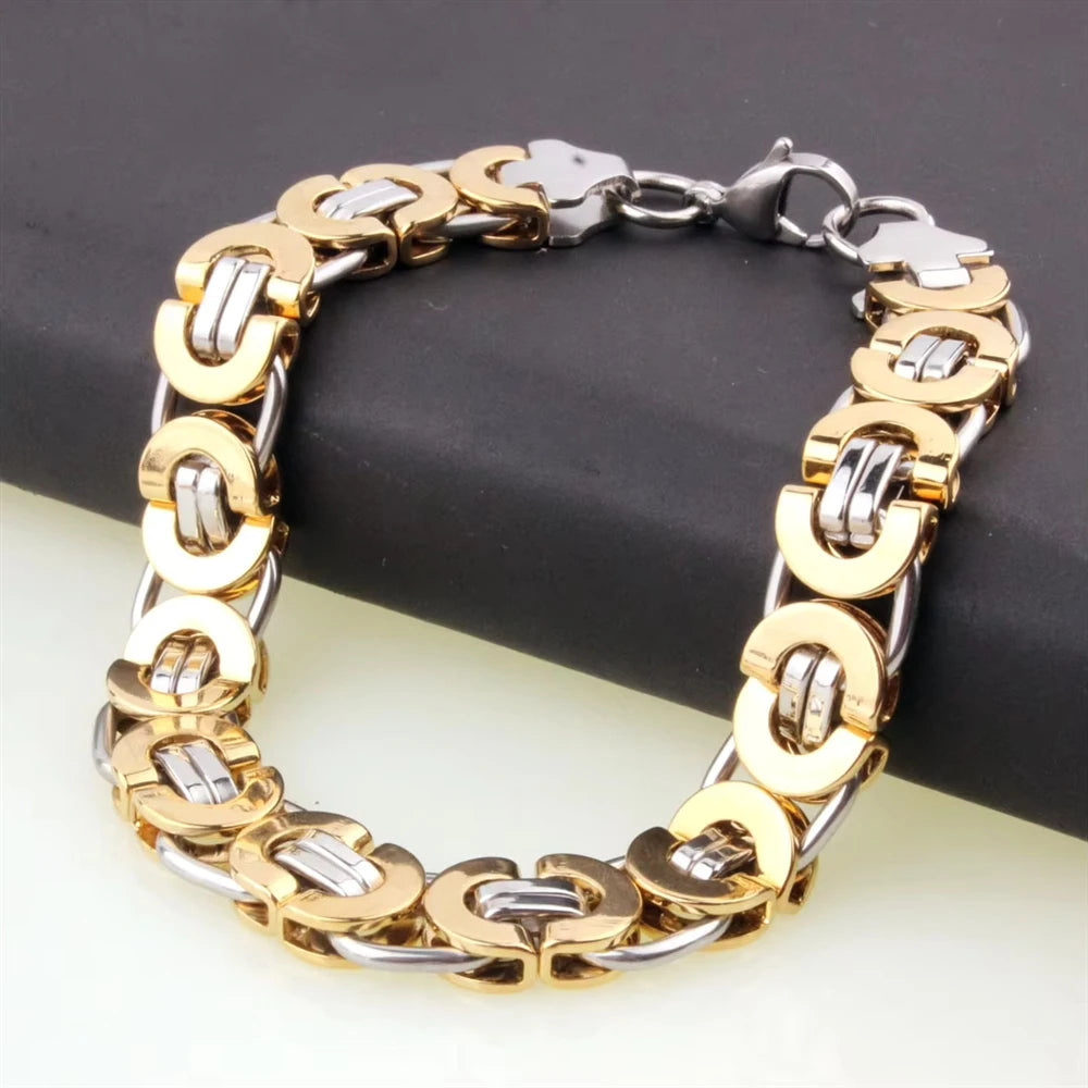 REBEL Byzantine Link Stainless Steel Bracelet