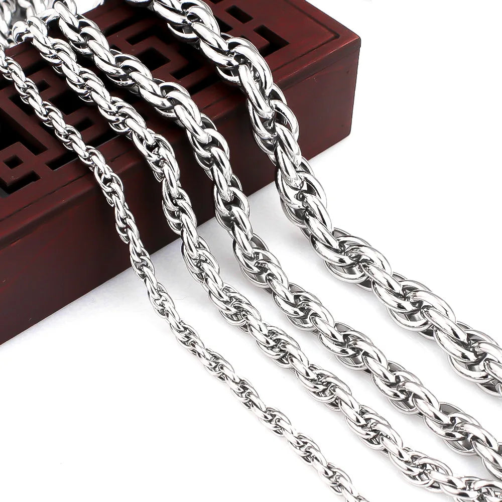 NEWLiFE REBEL Skyline Rhythm Stainless Steel Necklace