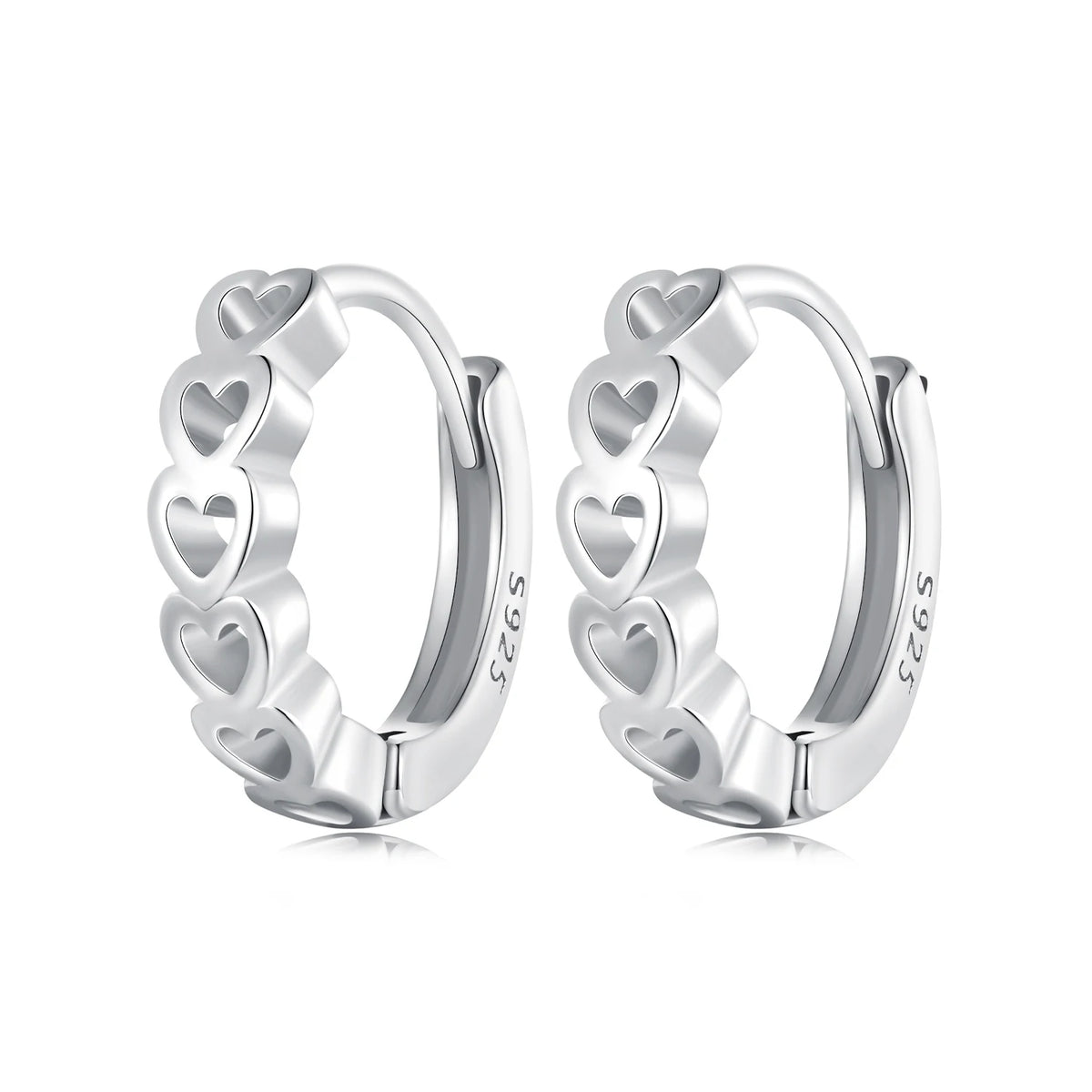 S&S 925 Silver CZ Stud & Clip-on Earrings | Micro-Set Zirconia | Platinum-Plated | Multi-Style