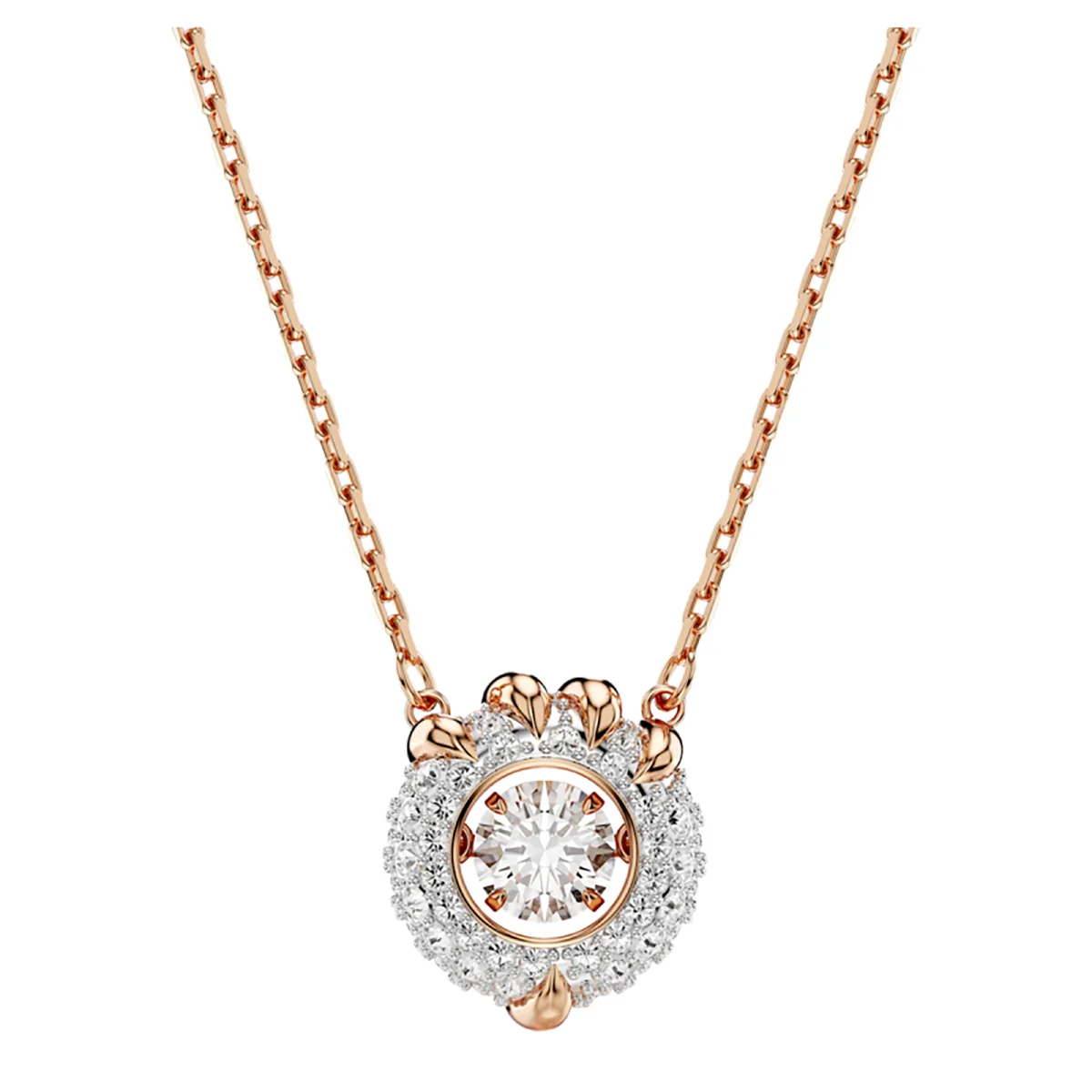 S&S Luxury Copper Zircon Vintage Chain Necklace with Stunning Gloss for Weddings Anniversaries & Parties