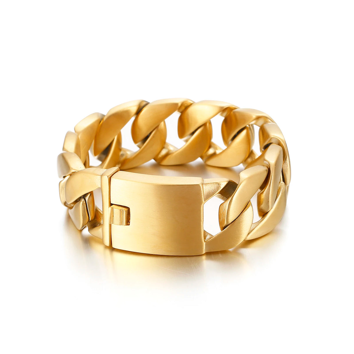 KALEN Stainless Steel Fashion Bruched Charm Male Bracelet