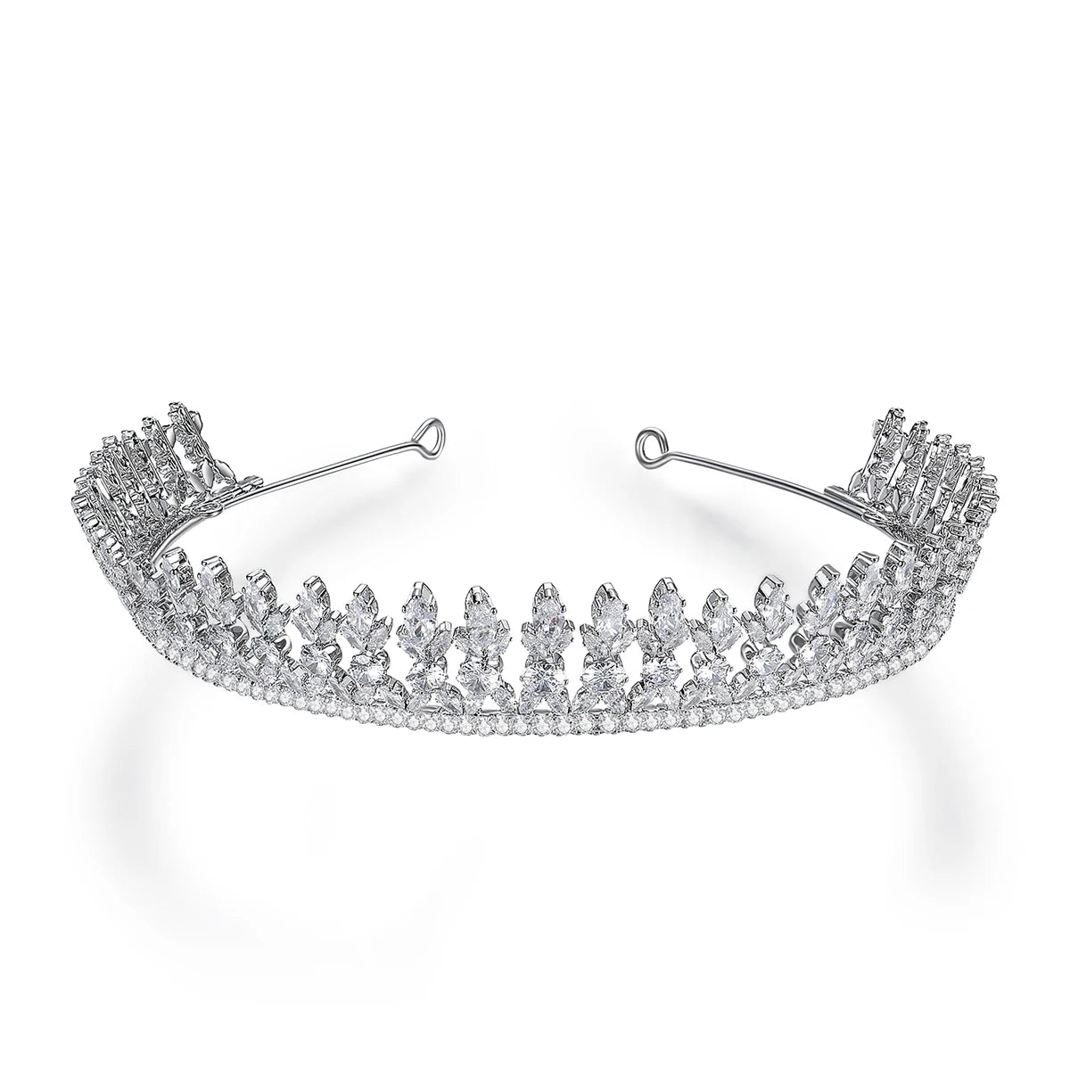 LUOTEEMI Wedding Tiara Comb Jewelry Crown Zircon Flower Girl Luxury Woman Elegant Bridal Hair Accessories