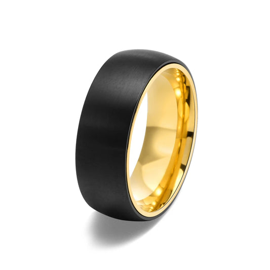 NEWLiFE REBEL Latitude Crest Stainless Steel Ring