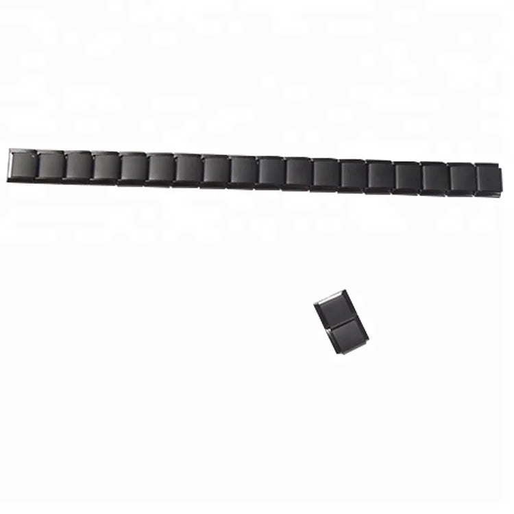 Japanese Trendy Hook Design Anti-radiation Magnetic Germanium Health Black Stainless Steel Bracelet for Anniversary