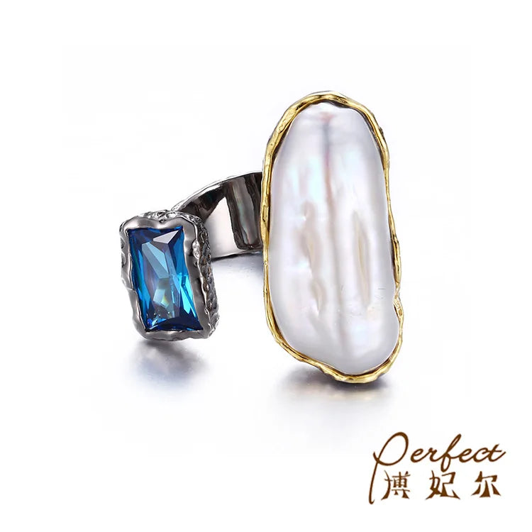 Handmade Italy Fashion 925 Sterling Silver  Adjustable Open Ring