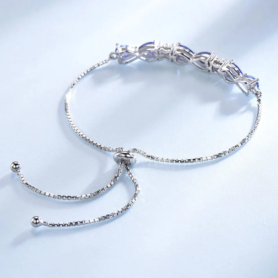 Factory Price Handmade Bulk Direct Wholesale Women's Bracelet Silver 925 Custom Crystal Bracelet Fashion Jewelry Bracelets