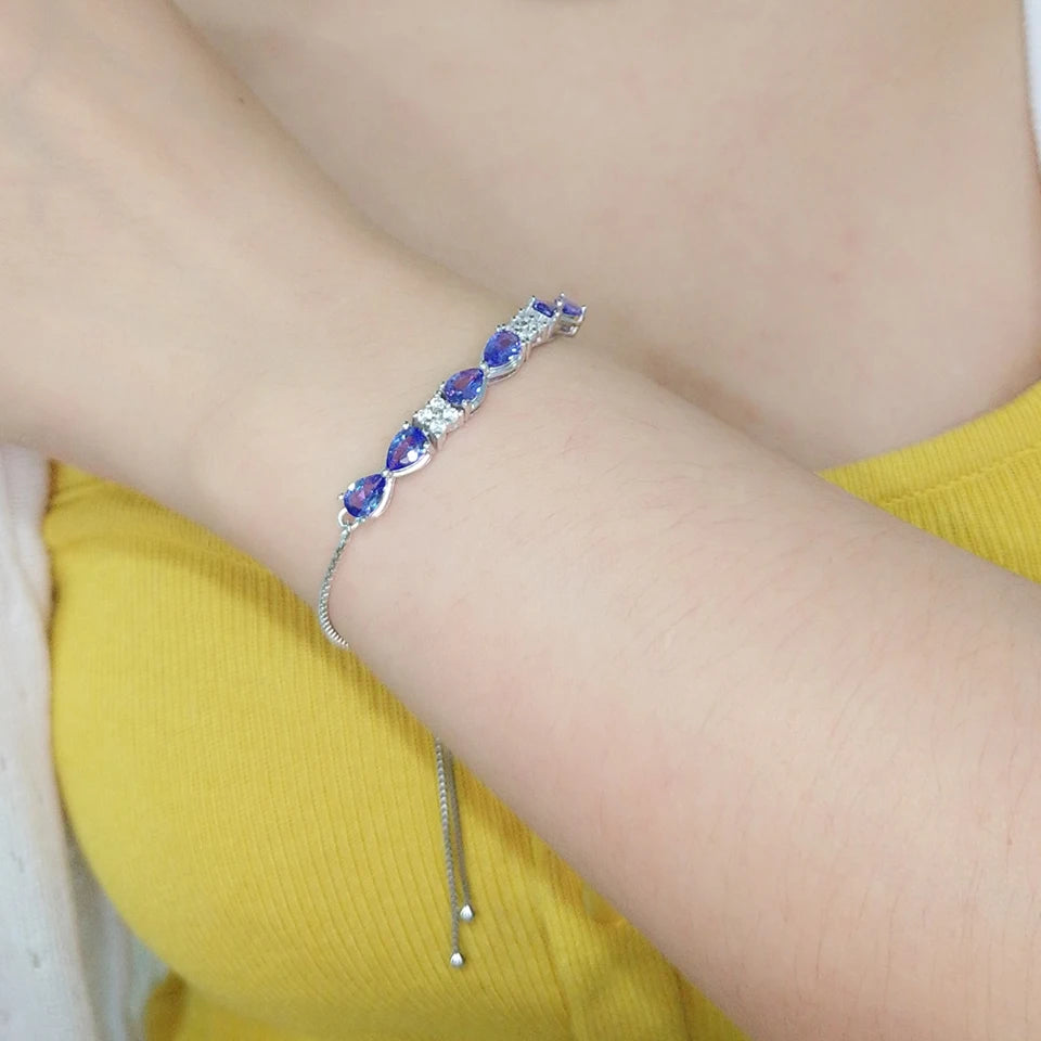 Factory Price Handmade Bulk Direct Wholesale Women's Bracelet Silver 925 Custom Crystal Bracelet Fashion Jewelry Bracelets