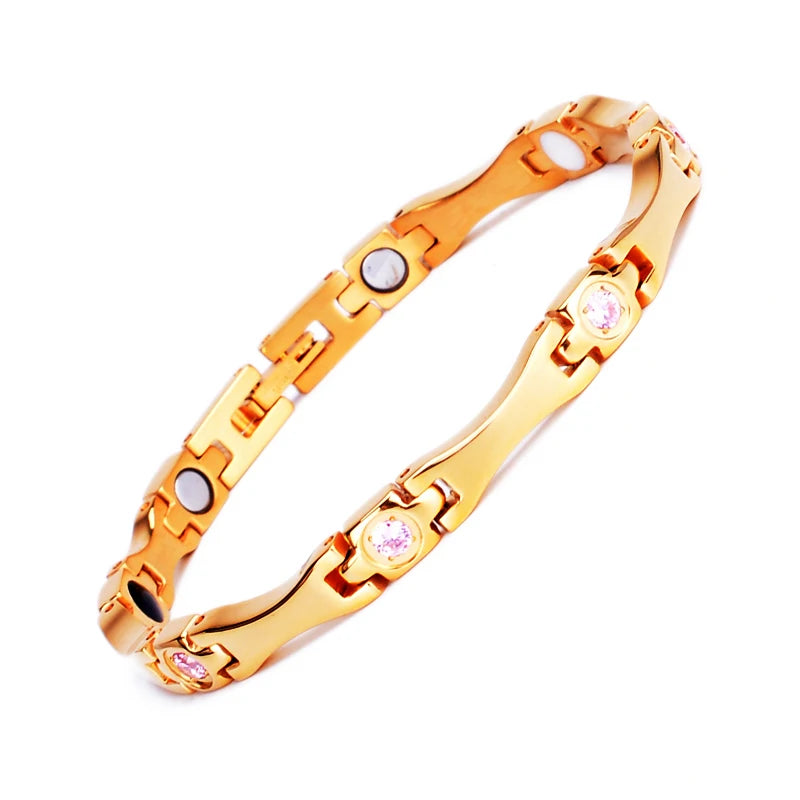 NewLife - Magnetic Stainless Steel Statement Bracelet