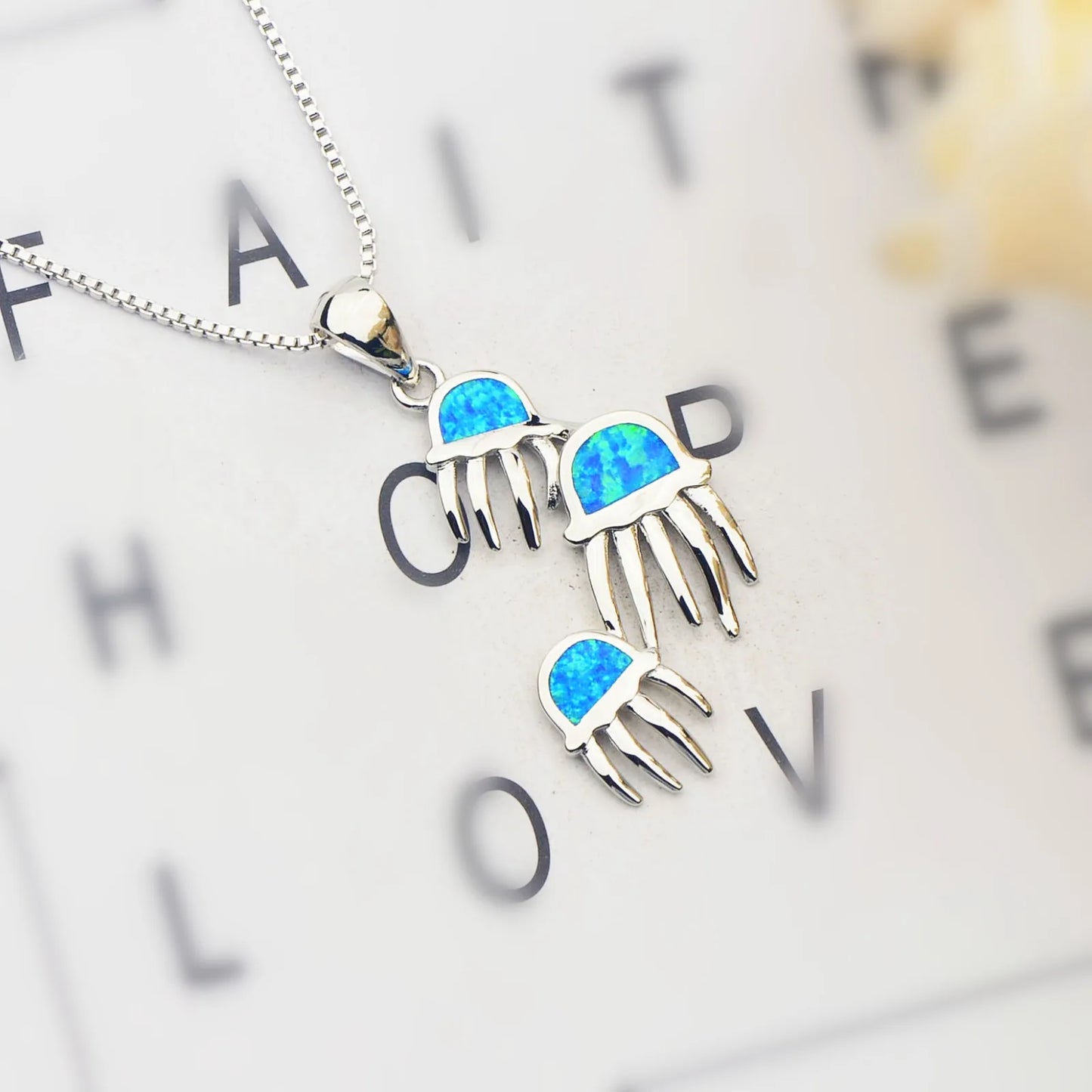 Chic Double The Octopus Motif Necklace Aobao Geometric Pendant Fashion Jewelry